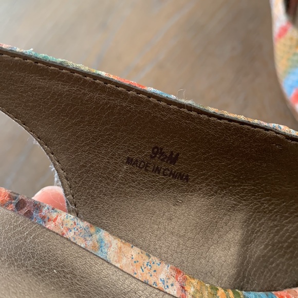 Moda Spana sling back heels size 9.5 - Picture 5 of 7